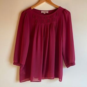 Flowy Pink Loft Blouse